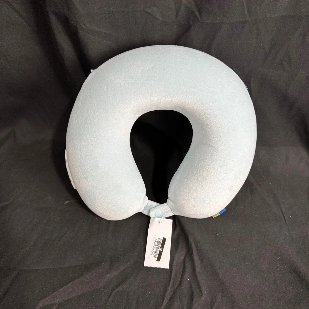 Memory Foam Travel Neck Pillow - Open Story™ - Muddy Aqua